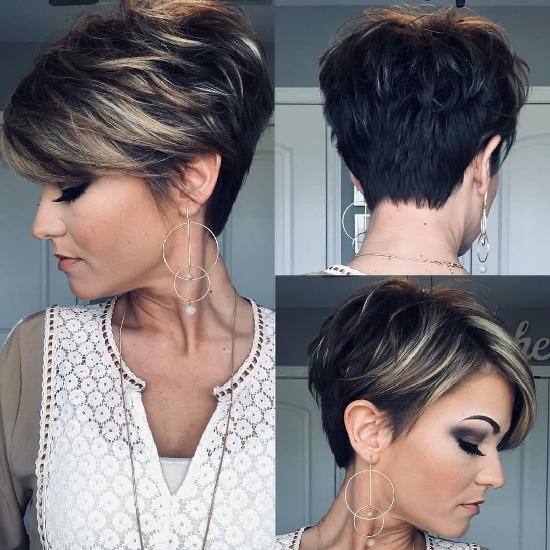 Easy daily straight hairstyles for short hair - short haircut trends