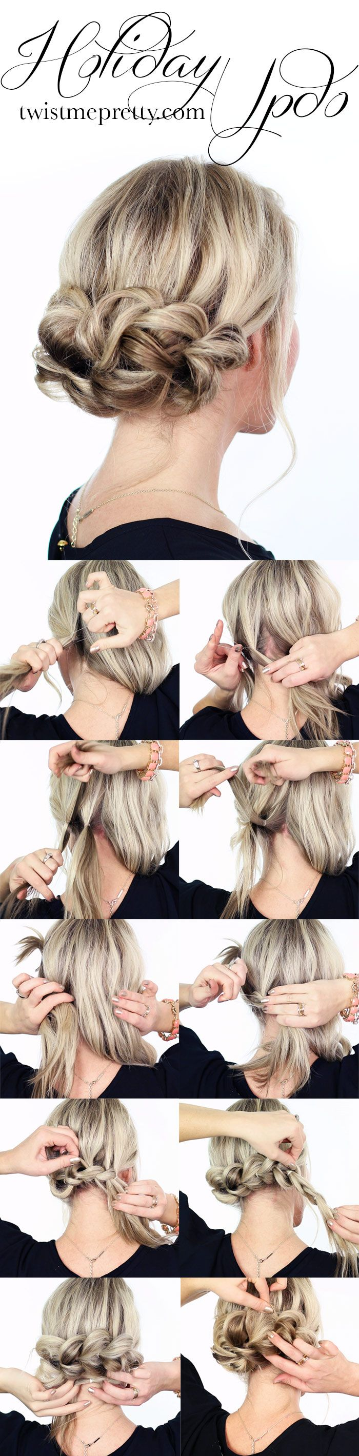 Teaching easy updated hairstyles wonderful, perfect for the holiday season