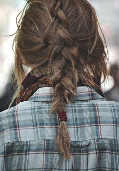 Easy and chaotic hairstyles