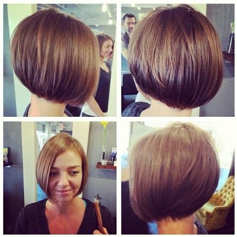 Easy Short Bob Haircut for Women and Girls