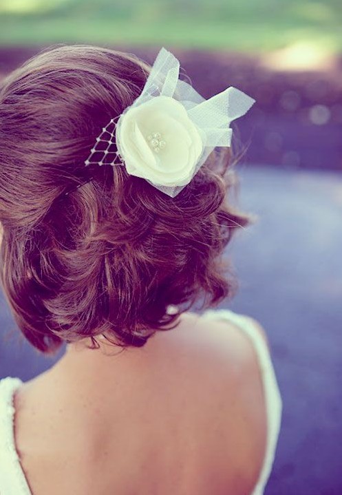 Easy short wedding hairstyles