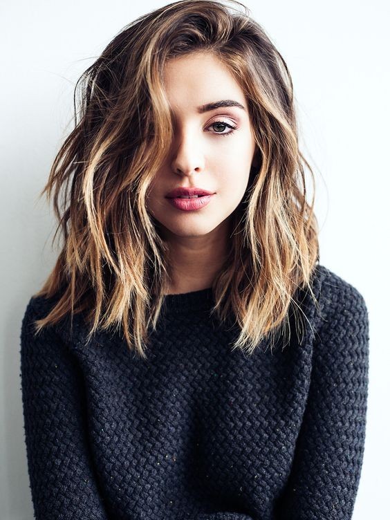 Easy length haircuts for thick hair - medium hair style and color 2017