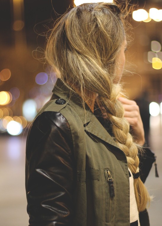 Easy braid hairstyle