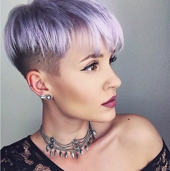 Very short hairstyles - stand in the summer