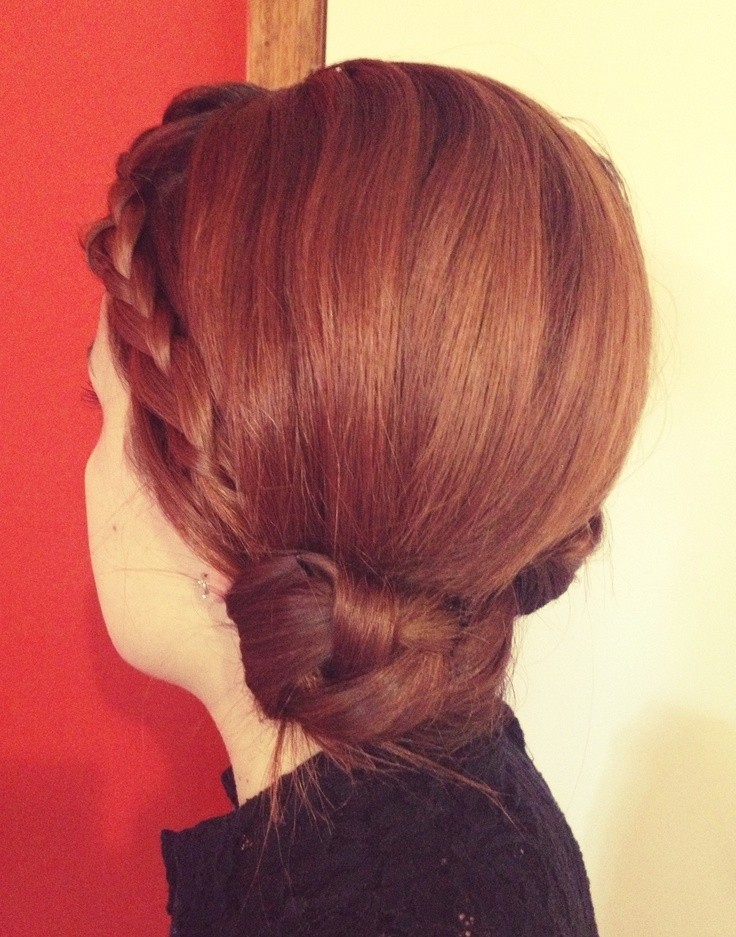 Easy but elegant hairstyle for work