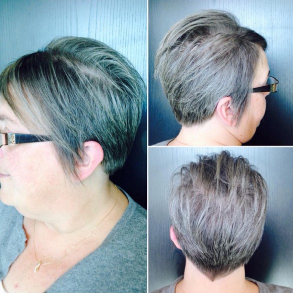 Hair cut out of short hair