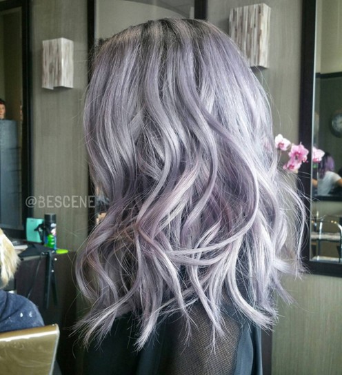 New hair color from sharp hair medium length