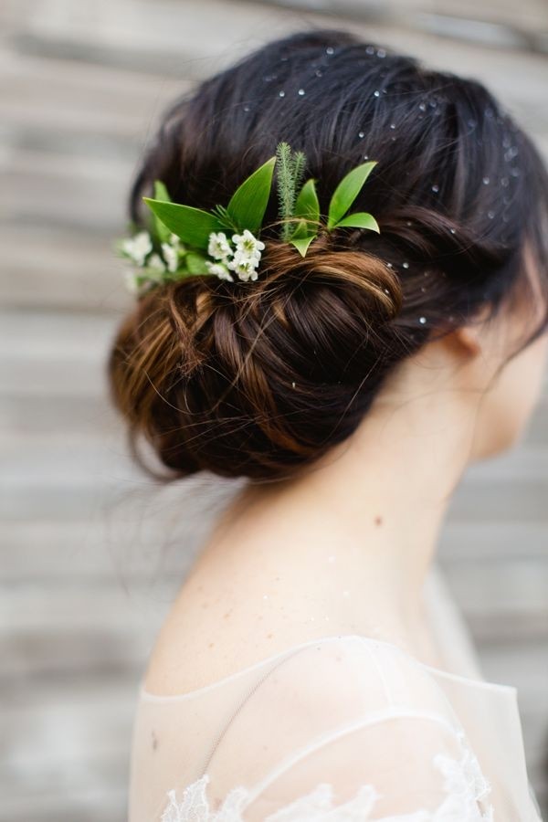 Flower Updo - Wedding Updos 2015