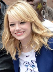 Emma Stone Medium Layered Hairstyles