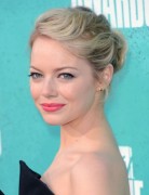 Emma Stone Updo hairstyles for a concert