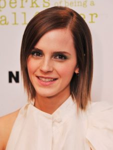Emma Watson Sleek Short Straight Hairstyles