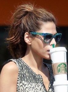 Eva Mendes Ponytail Hairstyles for Medium Hair