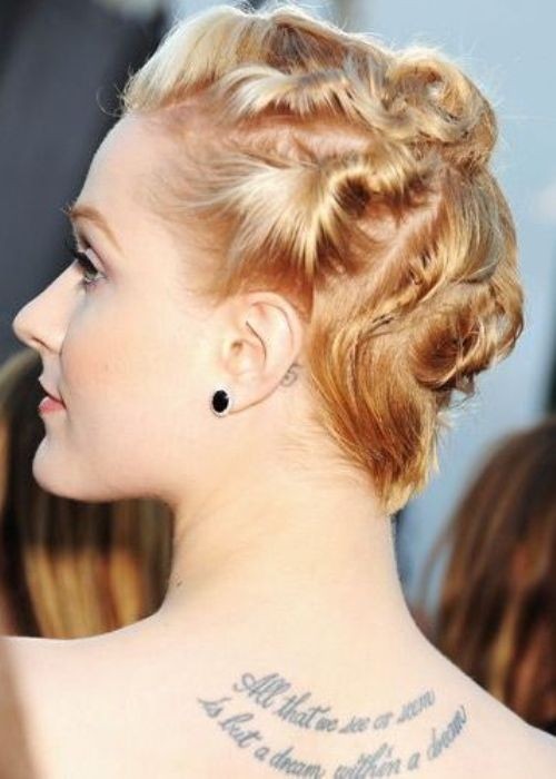Short hairstyle Evan Rachel Wood: Transitions updates