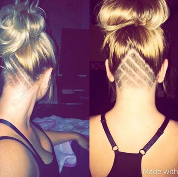 The lower hairstyle with Bun Updos