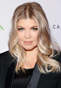 Fergie Medium Hairstyle for Trendy Color