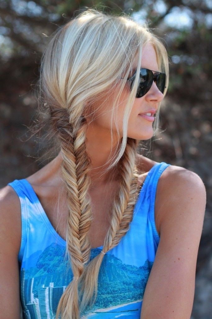 Fish tail braids: holiday hairstyles for long hair