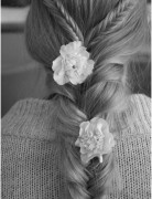 Fish tail braids in braids