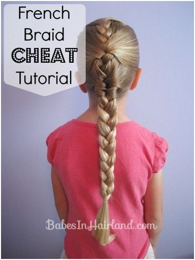French hairstyle braid for young girls