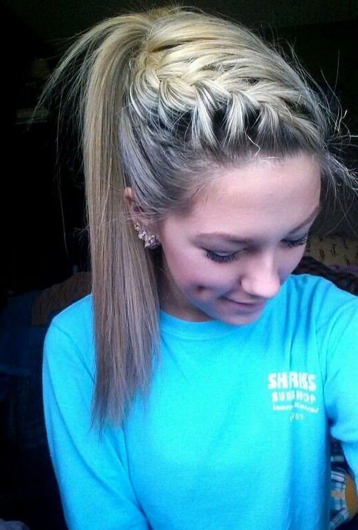 French braid tail