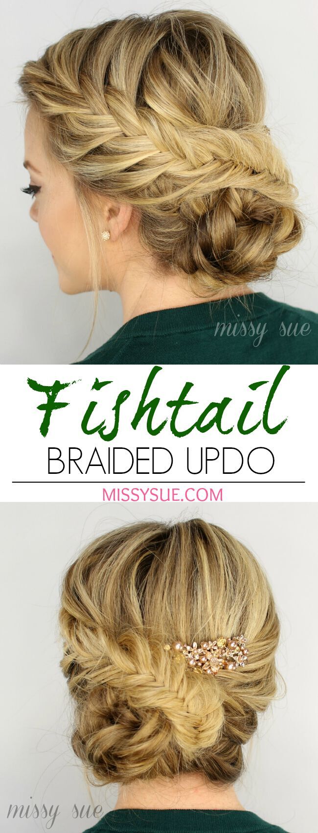 French tail update for long blond hair