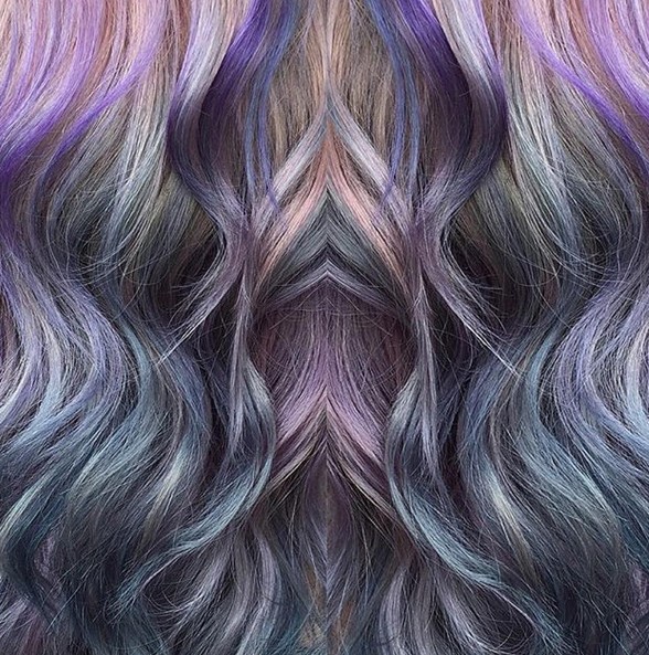 Galaxy Hair - stylish hair color trends 2016