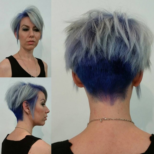 Get a haircut and color for women - short hairstyles in the line