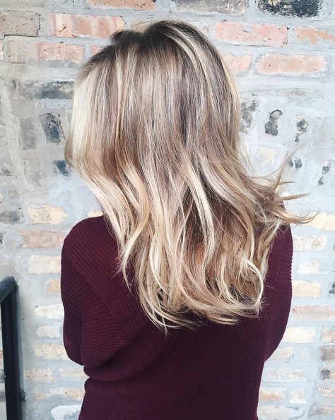 Wonderful blond color - elegant hair color ideas for women long hair