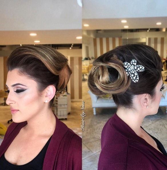 Wonderful hairstyle ideas for the bride for short hair