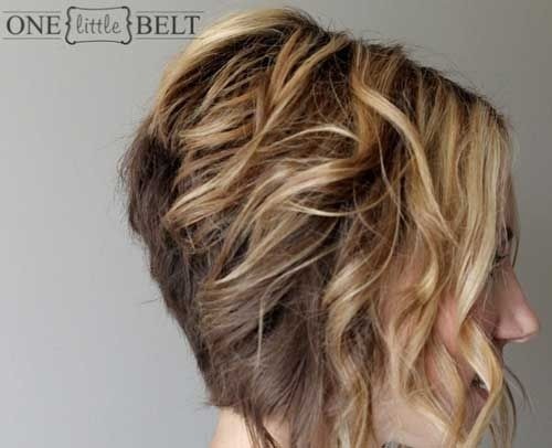 Majad Bob graduated side hairstyles