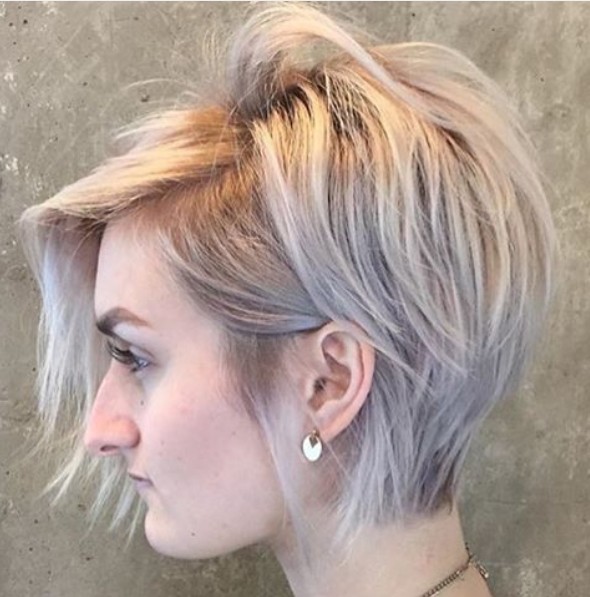 Wonderful daily hairstyle for soft short hair