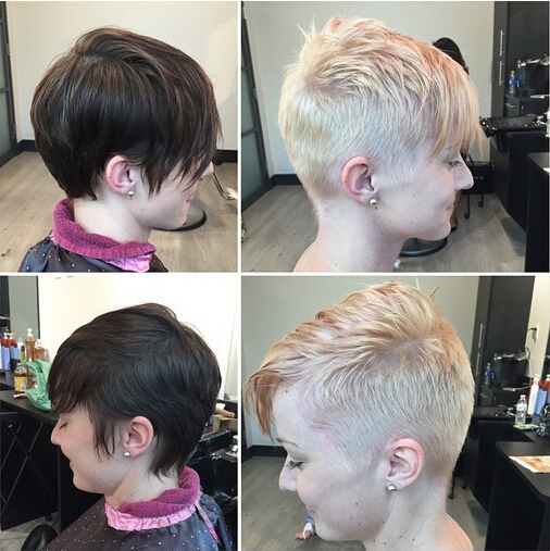 Large short haircuts for fine hair