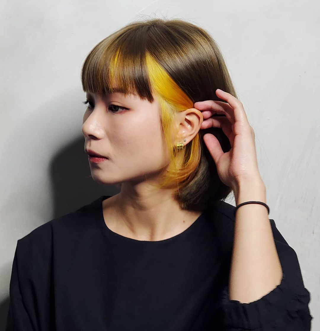 Hair color trends for short hair- short hair cut and hairstyle ideas from 2021