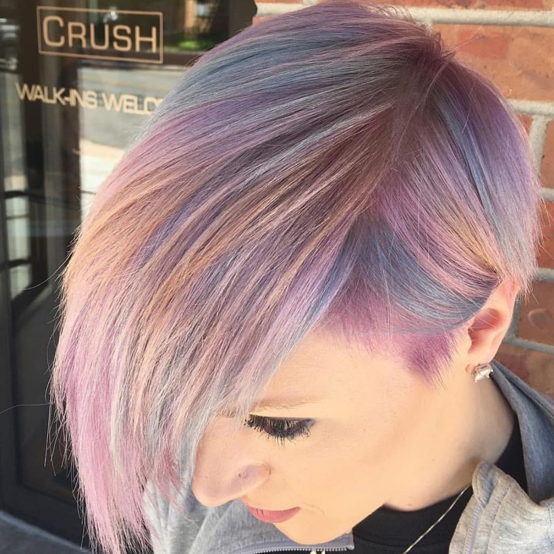 Hair color trends for short hair- short hair cut and hairstyle ideas from 2021