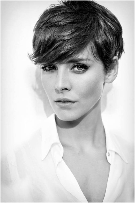 Hair for short hair: Pixse haircuts with side bangs