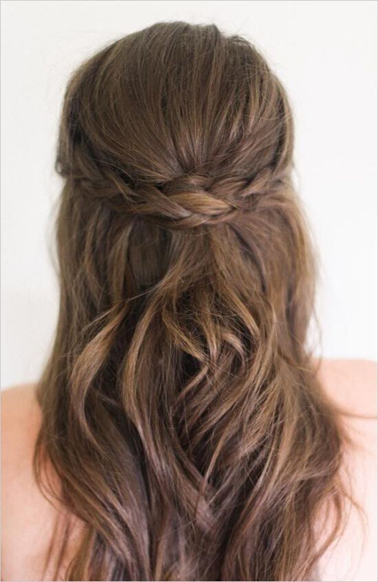 Half half of the hair below brake hair