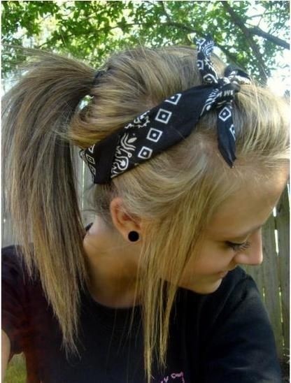 High hairstyles horse with head gangs