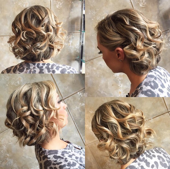 Hairstyle to return to the homeland with short curly hair - haircuts in the neighborhood