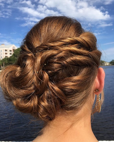 Homecoming Updo Hairstyle for Templ and Short Hair