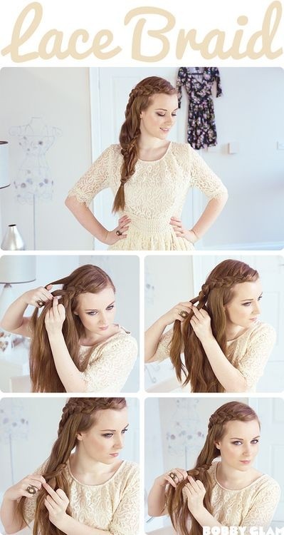 How to do the side hole side hole: step -by -step for long hair