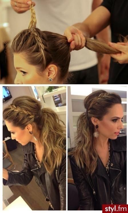 How to do a gang braid on yourself: step by step