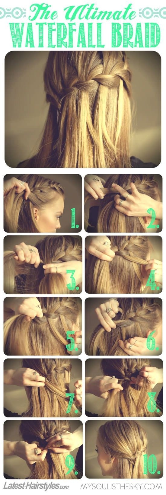 How to a hair braid step by step