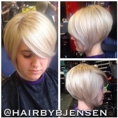 Poppary hairstyle is inverted for soft hair
