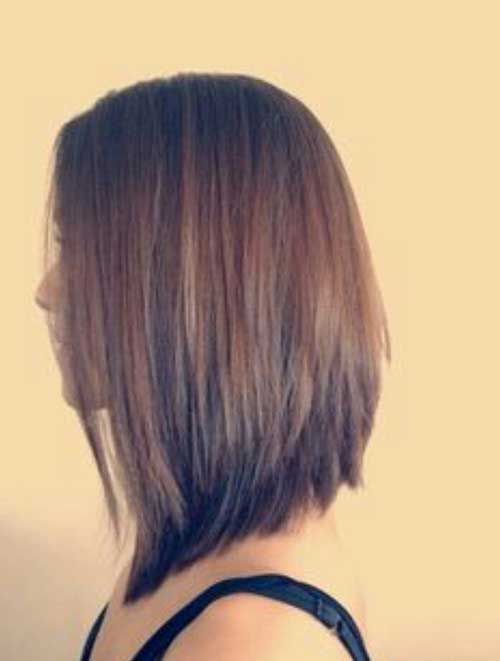 A long, upset hairstyle
