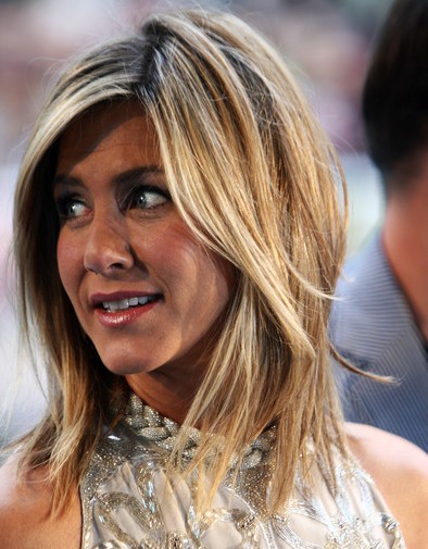 Jennifer Aniston medium -class hairstyles 2012