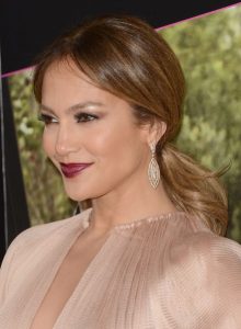 Jennifer Lopez Brown Ponytail Hair Styles