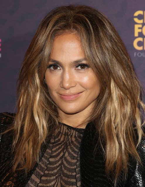 Jennifer Lopez Hair Styles 2014: Feathers Shave for Long hair
