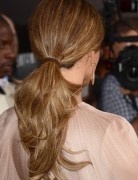 Jennifer Lopez Medium Bonytail Hairstyles 2013