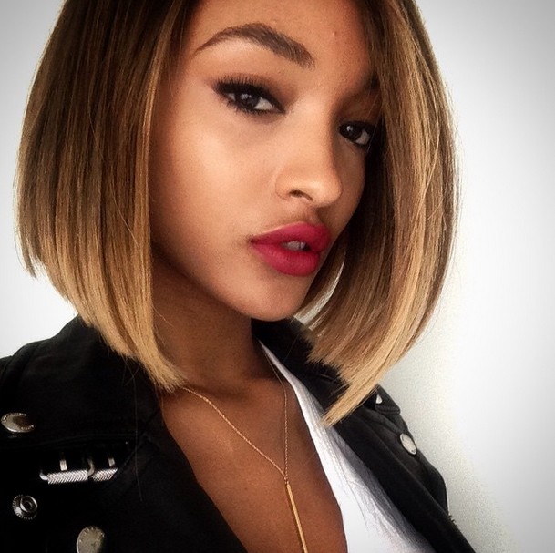 Jourdan Dunn Sleek Bob Cut