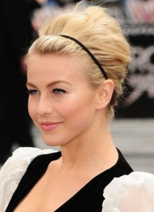 Julianne Hough Formal Updo Hairstyle for Medium Hair