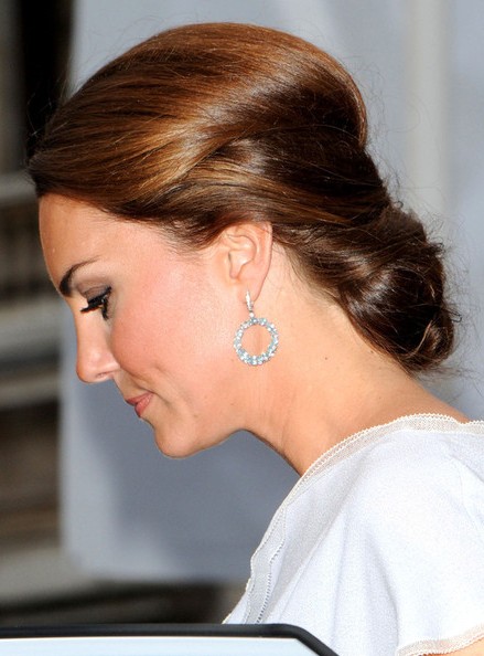 Kate Middleton Chignon Hairstyle